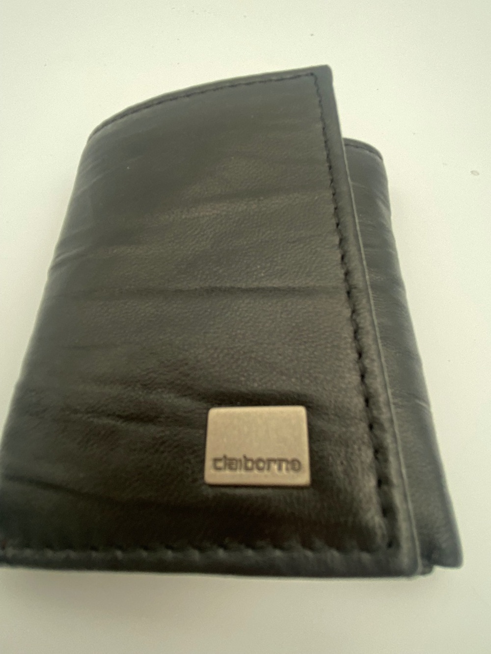 Claiborne Leather Tri-Fold Mens Wallet NWT